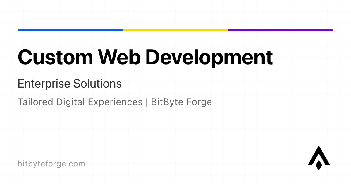 Custom Web Development | Enterprise Systems & Admin Panels | BitByte Forge